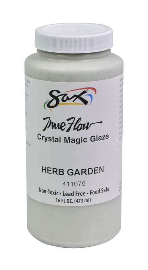 Sax true flow crystal magic glaze herb garden